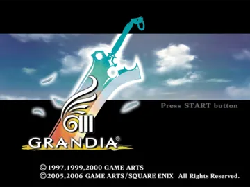 Grandia III (Japan) screen shot title